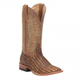 Anderson Bean Men's Horse Power Toast and Honey Woven Square Toe Cowboy Boots-BROWN | Quick Ship! Anderson Bean Men's Horse Power Toast and Honey Woven Square Toe Cowboy Boots-BROWN | Quick Ship!