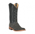 Anderson Bean Men's Granite Safari Elephant and Black Square Toe Exotic Cowboy Boots-BLACK | Quick Ship! Anderson Bean Men's Granite Safari Elephant and Black Square Toe Exotic Cowboy Boots-BLACK | Quick Ship!