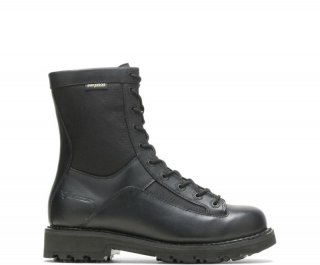 BATES | MEN'S 8" DURASHOCKS LACE-TO-TOE SIDE ZIP BOOT-BLACK | CANADA OUTLET