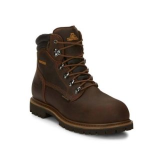 CHIPPEWA INSULATED COMPOSITE TOE 6" WATERPROOF WORK BOOTS-BARK