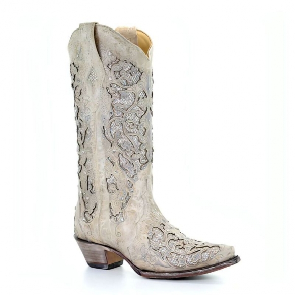 Corral Women's Boots A3322-White | Canada Outlet