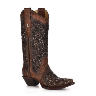 Corral Women's Boots A3671A-Cognac | Canada Outlet