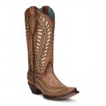 Corral Women's Boots C3782-Tan | Canada Outlet