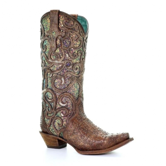 Corral Women's Boots C3467-Brown | Canada Outlet