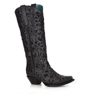 Corral Women's Boots A3589-Black | Canada Outlet