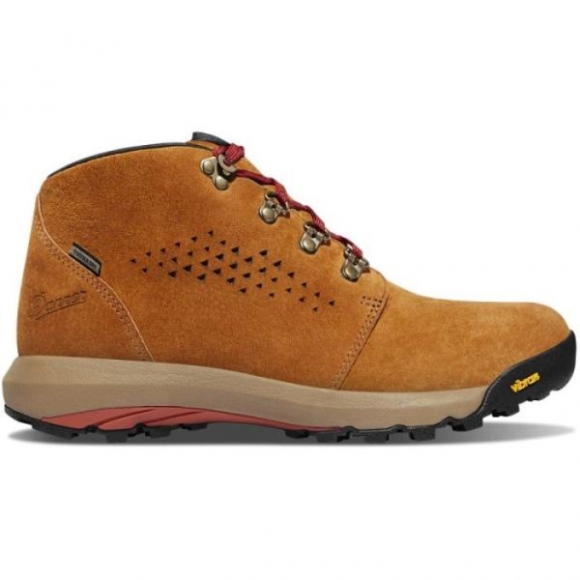 Danner | Women's Inquire Chukka Brown/Red Boots