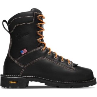 Danner | Men's Quarry USA Black Alloy Toe Boots