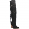 DINGO WOMEN'S WITCHY WOMAN LEATHER BOOT-BLACK | CANADA OUTLET