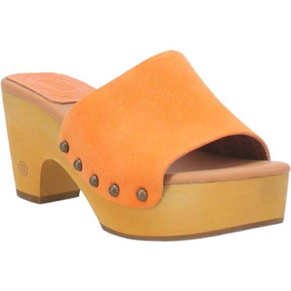 DINGO WOMEN'S BEECHWOOD LEATHER SANDAL-ORANGE | CANADA OUTLET