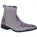 DINGO MEN'S DUNN LEATHER BOOT-GREY | CANADA OUTLET