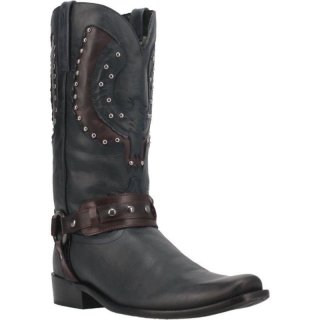 DINGO MEN'S WAR EAGLE LEATHER BOOT-NAVY | CANADA OUTLET