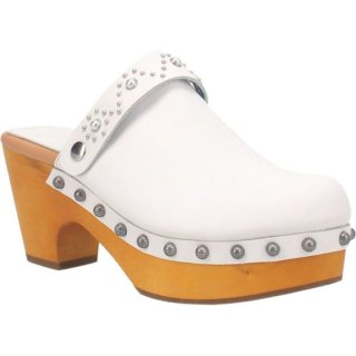 DINGO WOMEN'S DEADWOOD LEATHER SANDAL-WHITE | CANADA OUTLET