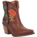 DINGO WOMEN'S PLAY PRETTY LEATHER BOOTIE-TAN | CANADA OUTLET