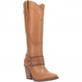 DINGO WOMEN'S MASQUERADE LEATHER BOOT-BROWN | CANADA OUTLET