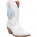 DINGO WOMEN'S LET 'ER BUCK LEATHER BOOT-WHITE | CANADA OUTLET