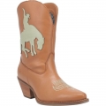 DINGO WOMEN'S LET 'ER BUCK LEATHER BOOT-CAMEL | CANADA OUTLET