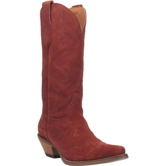 DINGO WOMEN'S OUT WEST LEATHER BOOT-CRANBERRY | CANADA OUTLET