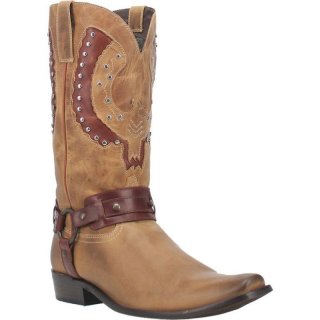 DINGO MEN'S WAR EAGLE LEATHER BOOT-NATURAL | CANADA OUTLET