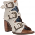 DINGO WOMEN'S ZIGGY LEATHER SANDAL-WHITE | CANADA OUTLET