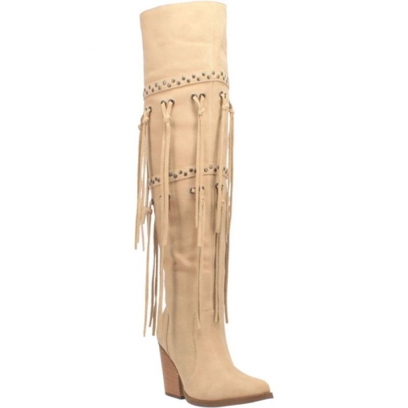 DINGO WOMEN'S WITCHY WOMAN LEATHER BOOT-SAND | CANADA OUTLET