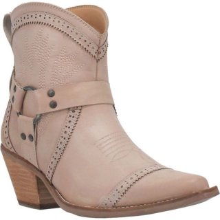 DINGO WOMEN'S GUMMY BEAR LEATHER BOOTIE-NATURAL | CANADA OUTLET