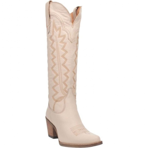 DINGO WOMEN'S HIGH COTTON LEATHER BOOT-SAND | CANADA OUTLET