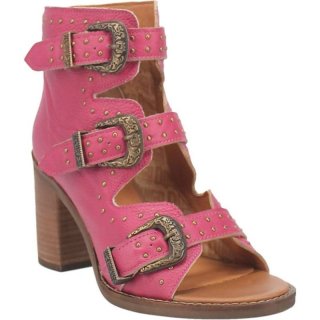 DINGO WOMEN'S ZIGGY LEATHER SANDAL-FUCHSIA | CANADA OUTLET