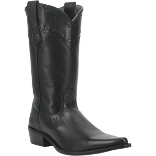 DINGO MEN'S STAGECOACH LEATHER BOOT-BLACK | CANADA OUTLET