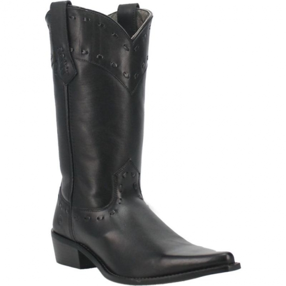 DINGO MEN'S STAGECOACH LEATHER BOOT-BLACK | CANADA OUTLET