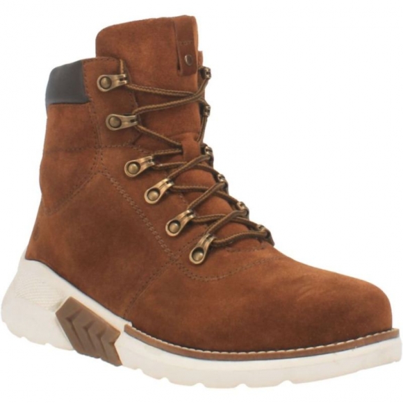 DINGO MEN'S TRAFFIC ZONE LEATHER BOOT-WHISKEY | CANADA OUTLET