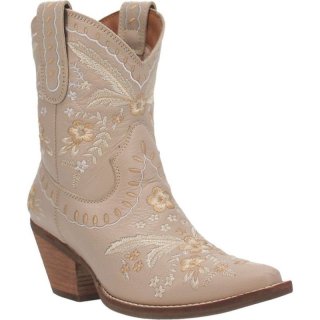 DINGO WOMEN'S PRIMROSE LEATHER BOOTIE-SAND | CANADA OUTLET