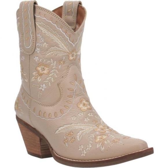 DINGO WOMEN'S PRIMROSE LEATHER BOOTIE-SAND | CANADA OUTLET