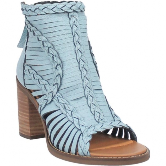 DINGO WOMEN'S JEEZY LEATHER SANDAL-BLUE | CANADA OUTLET