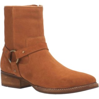 DINGO MEN'S CALGARY LEATHER BOOTIE-BROWN | CANADA OUTLET