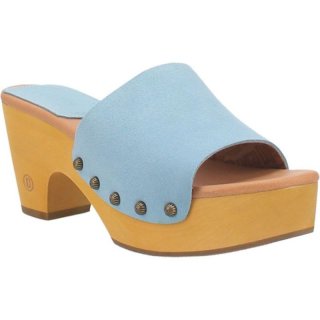 DINGO WOMEN'S BEECHWOOD LEATHER SANDAL-BLUE | CANADA OUTLET