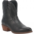 DINGO WOMEN'S SEGUARO LEATHER BOOTIE-BLACK | CANADA OUTLET