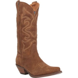 DINGO WOMEN'S OUT WEST LEATHER BOOT-CAMEL | CANADA OUTLET