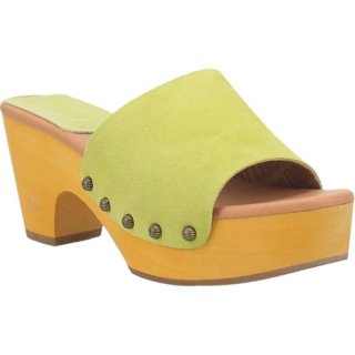 DINGO WOMEN'S BEECHWOOD LEATHER SANDAL-LIME | CANADA OUTLET