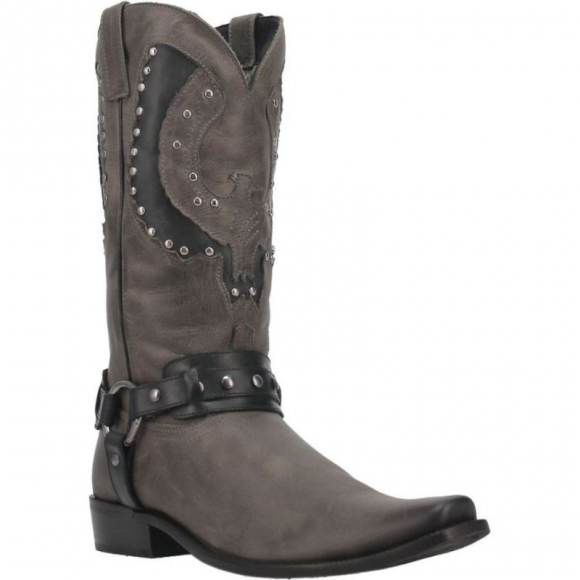 DINGO MEN'S WAR EAGLE LEATHER BOOT-GREY | CANADA OUTLET