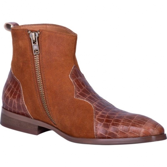 DINGO MEN'S DUNN LEATHER BOOT-BROWN | CANADA OUTLET