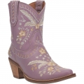 DINGO WOMEN'S PRIMROSE LEATHER BOOTIE-LAVENDER | CANADA OUTLET