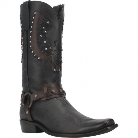 DINGO MEN'S WAR EAGLE LEATHER BOOT-BLACK | CANADA OUTLET