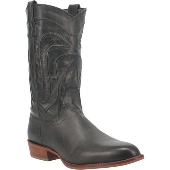 DINGO MEN'S MONTANA LEATHER BOOT-BLACK | CANADA OUTLET