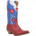 DINGO WOMEN'S COMIN UP ROSES LEATHER BOOT-CRANBERRY | CANADA OUTLET