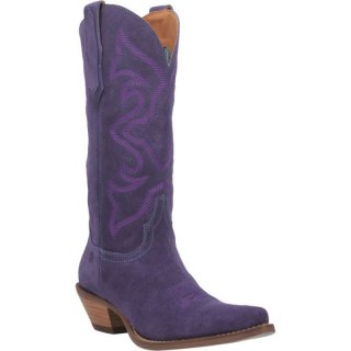 DINGO WOMEN'S OUT WEST LEATHER BOOT-PLUM | CANADA OUTLET