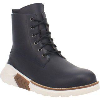 DINGO MEN'S BLACK TOP LEATHER BOOT-NAVY | CANADA OUTLET