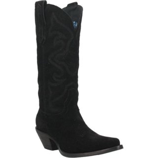 DINGO WOMEN'S OUT WEST LEATHER BOOT-BLACK | CANADA OUTLET