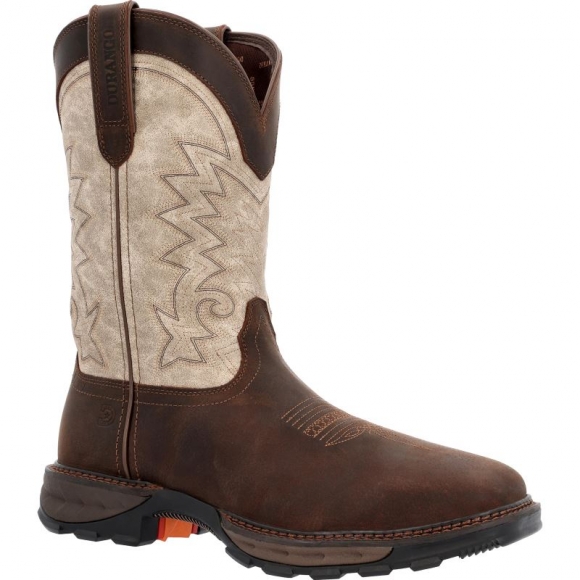 Durango Men's Maverick XP Steel Toe Western Work Boot-Tan Bone