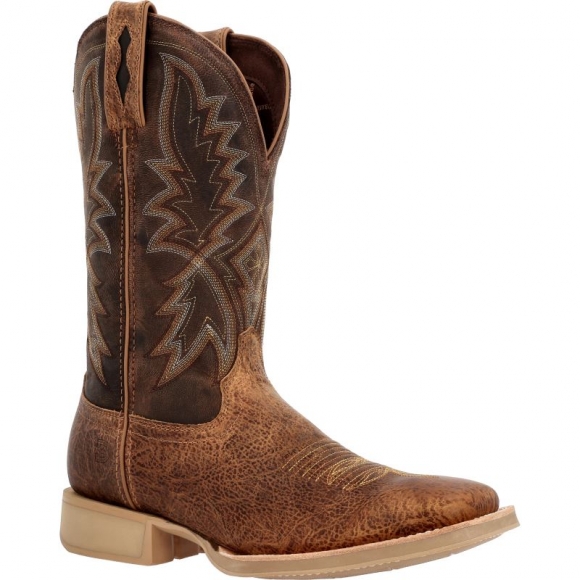 Durango Men's Rebel Pro Lite Rustic Tan Tobacco Western Boot-Tan Brown