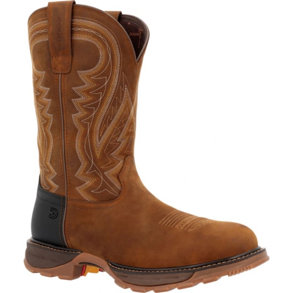 Durango Men's Maverick XP Steel Toe Waterproof Western Work Boot-Coyote Brown